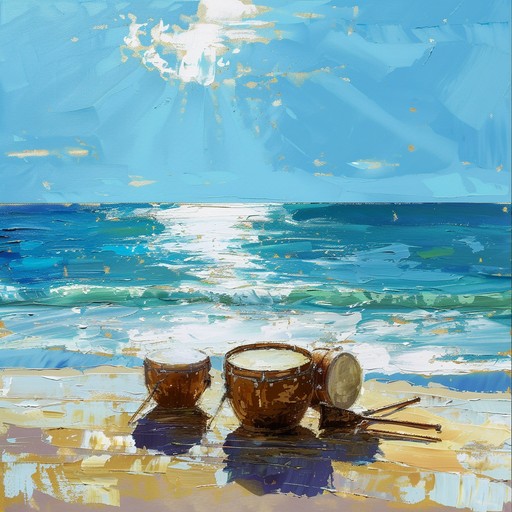 Transport listeners to a sunlit island paradise with regal vibes, blending tropical rhythms and majestic melodies. This instrumental calypso piece paints a vivid picture of a grand island celebration, where drums, steelpan, and vibrant percussion converge to create an uplifting and serene atmosphere.