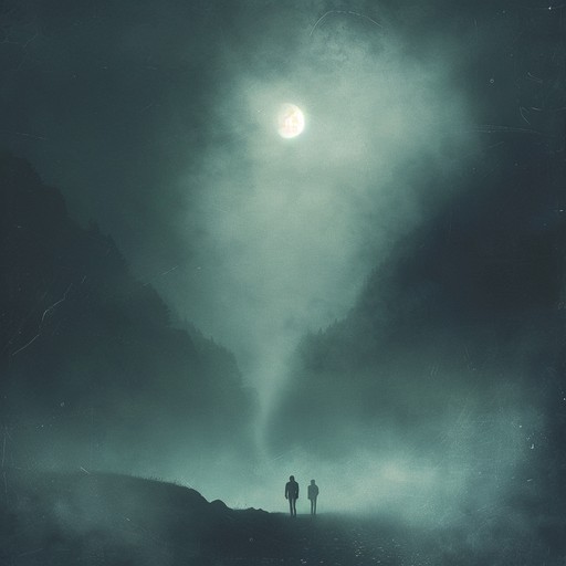 Step into an eerie lofi realm where haunting beats blend with whispering synths, casting unsettling shadows. Ambient noises creep in, creating a mysterious and dark atmosphere perfect for introspective moments.