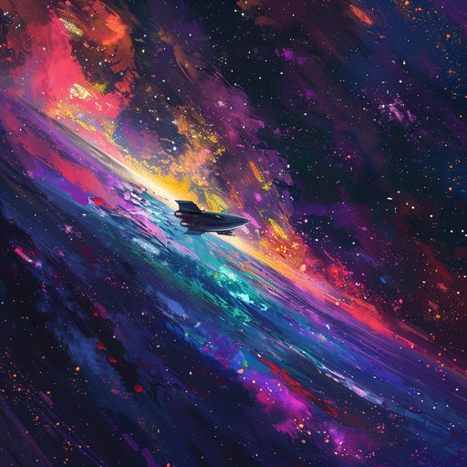 A dynamic instrumental track featuring a bold mix of synthetic tones and intricate rhythms, guiding listeners through a starlit, progressive journey. The evolving themes create an empowering and enigmatic experience, drawing on the infinite possibilities of progressive music.