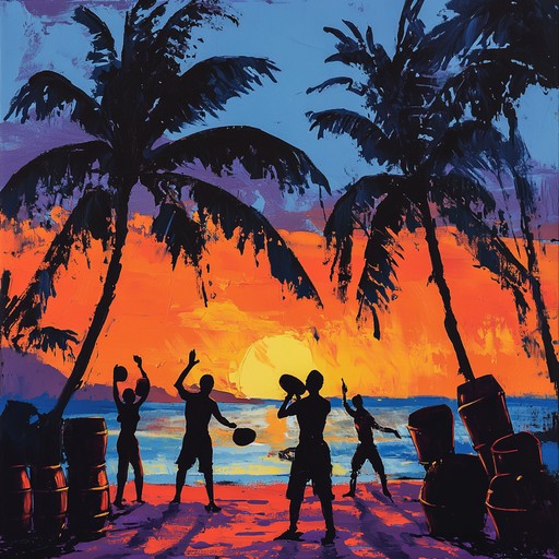 Feel the pulsating rhythms and bright, joyful tropical house elements that infuse this energetic dance track, perfect for a sunrise party on an island