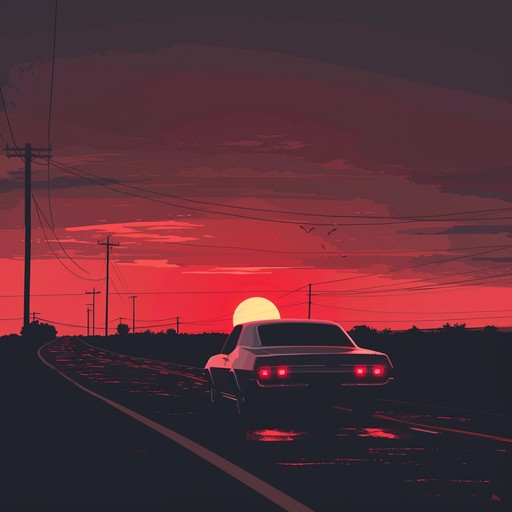 Picture a smooth, flowing instrumental capturing the essence of a leisurely drive down the coast during a 1950's sunset. The music swells with a gentle nostalgia, using period-specific tones to evoke the simplicity and warmth of the past.