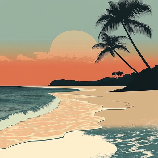 An instrumental samba piece that combines gentle guitar strums with soothing percussion, creating a peaceful ambiance reminiscent of a tranquil evening on brazilian shores. The melody flows like gentle ocean waves, inviting listeners to relax and unwind.