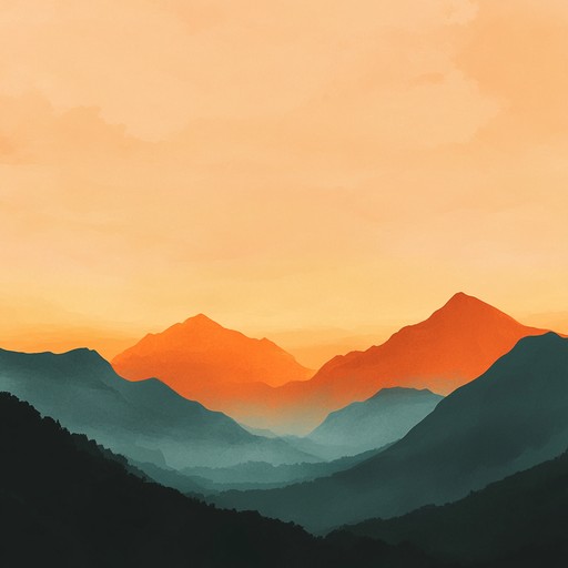 An invigorating orchestral composition that captures the awe of sunrise over majestic peaks, starting with gentle harp and evolving into a grand symphony that inspires courage and optimism.