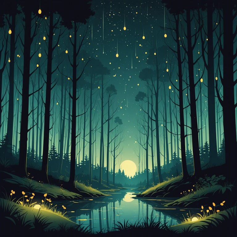 This track combines sultry beats with a magical backdrop creating an intimate ambiance. Soft synth pads blend with a tantalizing acoustic guitar line, painting auditory sensations perfect for a night under the stars. The piece evolves with a gentle rise and fall, crafting an alluring narrative through sound that envelops the listener in its mystical aura.