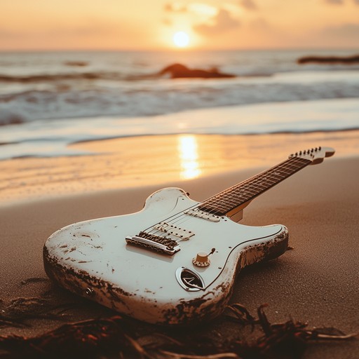 A serene instrumental piece combining delicate guitar work with subtle hard rock elements, leading listeners through a calming and uplifting musical experience