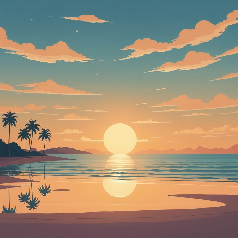 This instrumental track encapsulates the gentle sway of palms and the serene sunset hues on a tropical island, creating an atmosphere of peace and warmth. The relaxing and tender arrangement invites listeners to unwind and immerse themselves in the tranquility of paradise.