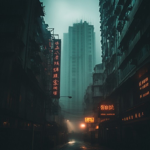 Step into the night's embrace with urban beats paired with ominous synths, painting a city filled with tension and mystery. Bass heavy rhythms echo through dark alleys as suspense fills the air.