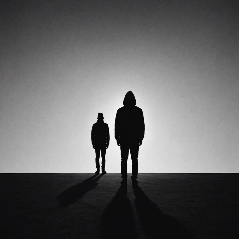 This track uses hauntingly sparse piano melodies intertwined with deep bass and sharp, suspenseful strings to create a sense of creeping dread and anticipation. Ideally suited for scenes requiring tension and fear, the minimalistic yet powerful beat invokes a feeling of unease as it slowly builds towards a dramatic climax. The eerie silence between beats amplifies the overall suspense.