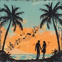 tropical reggaeton beat evokes love at sunset