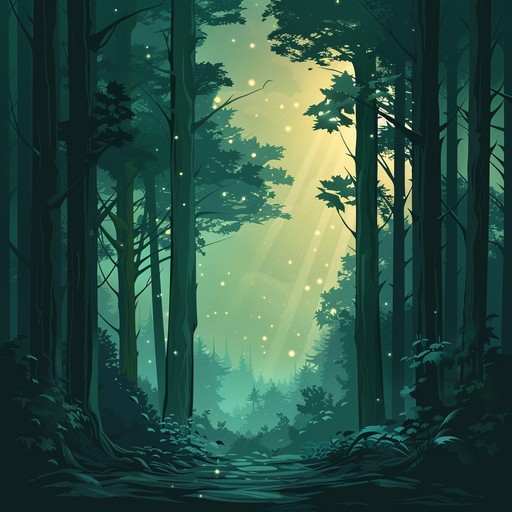 A serene and enchanting piece blending cosmic synths with natural soundscapes, invoking a sense of spiritual awakening amidst a celestial forest. Gentle layers of harmonies intertwine with ethereal melodies, creating an immersive audio experience. Perfect for meditation, mindfulness retreats, or spiritual ceremonies.