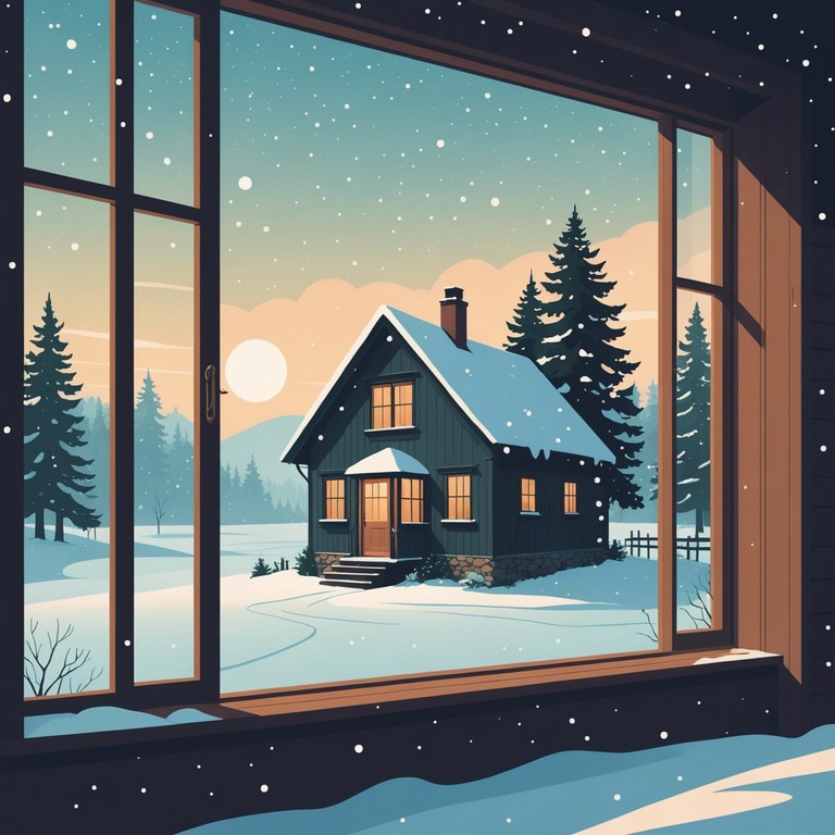 This track captures the essence of a serene winter evening with soft snowfall and the quiet joy of the holiday season. A soothing saxophone carries the melody, evoking a warm, intimate gathering by a gentle fire. The piece uses minimalistic arrangements to maintain a peaceful, unhurried feeling, perfect for reflecting on the year's end and the warmth of cherished company.