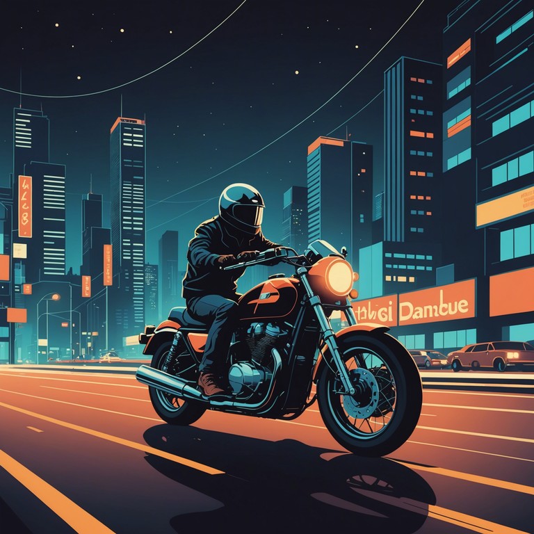 Imagine speeding through the city, weaving through traffic, as the pounding beats of underground hip hop fuel your adrenaline. Each rhythm is a heartbeat, pushing you faster into the night.