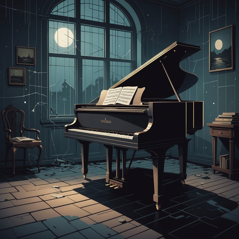 A ghostly recollection of sound and sentiment, as the soft touch of the piano keys brings life to tales that were once lost to time. The music weaves between haunting melodies and a serene but somber atmosphere, perfect for reflective and introspective listening.