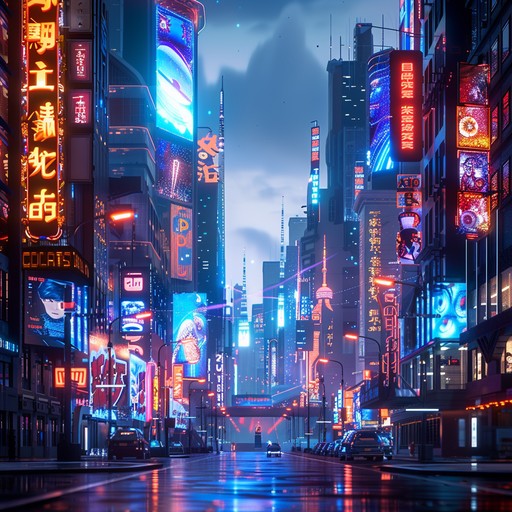 A high octane journey through the luminous streets of a cyberpunk city, filled with pulsating synths, relentless beats, and an empowering energy. Imagine neon lights flashing and towering skyscrapers as the soundtrack propels you forward with determination and strength.