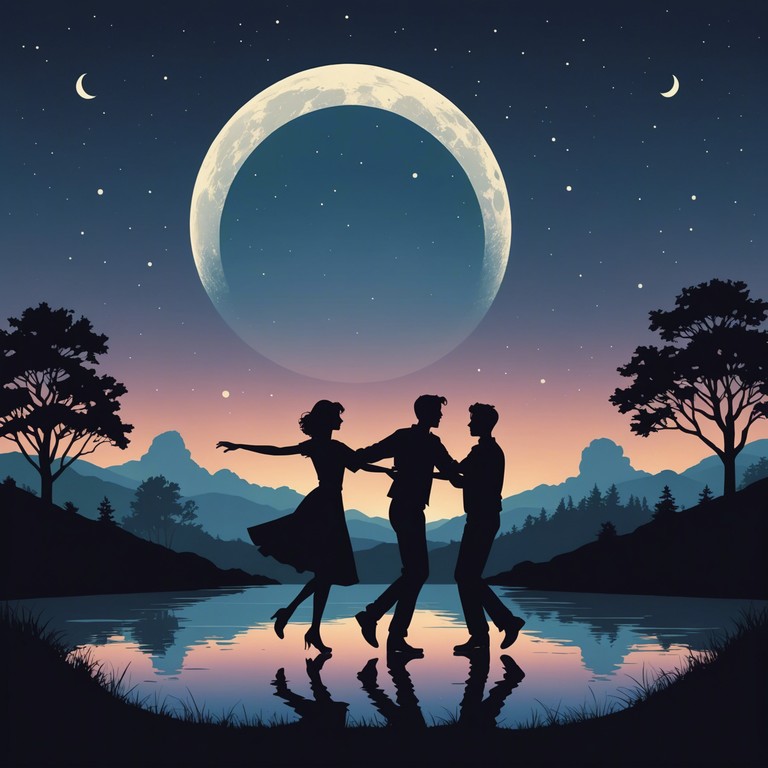 This composition features a lush orchestral array where the primary instrument, a cello, croons soulful, sweet melodies that capture the essence of a midnight rendezvous filled with romance and majestic beauty. The music slowly builds in dynamics, adding layers of strings to enrich the emotional depth. Perfect for a scene depicting timeless love or a reflective moment under the stars.