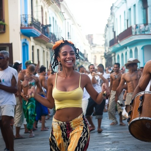 This mambo piece brings forth a sense of empowerment through its dynamic trumpet melodies and infectious percussion. Rooted in cuban culture, the music invites listeners to experience joy and confidence as they dance. With every beat, the composition exudes resilience, transforming life's challenges into a jubilant celebration.