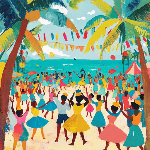 Imagine a summer festival under a bright sun, people dancing carelessly in colorful attire, the atmosphere alive with energy and celebration. This track embodies the essence of summer joy and lively gatherings, featuring playful rhythms that invite anyone to dance along. Crafted to lift spirits and celebrate good times, it's perfect for outdoor parties or animated social gatherings.