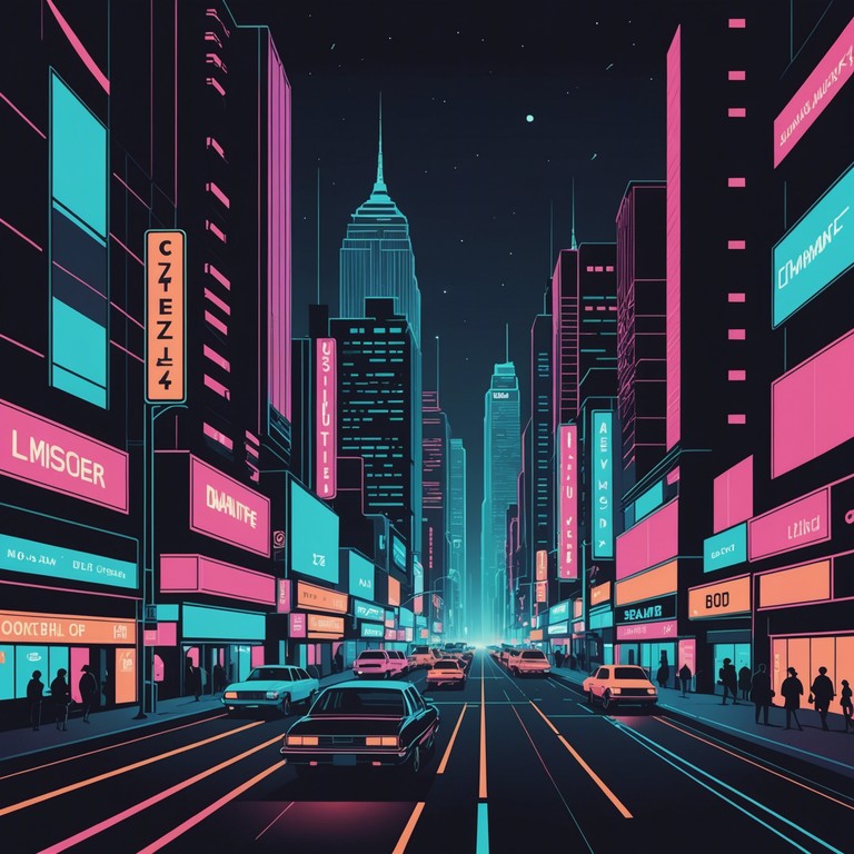 This track combines the rhythmic pulsations of city life with the smooth tranquility of late night drives. Imagine cruising through a neon lit cityscape, where the sounds of groove and funk form the perfect soundtrack to the vibrant night life.