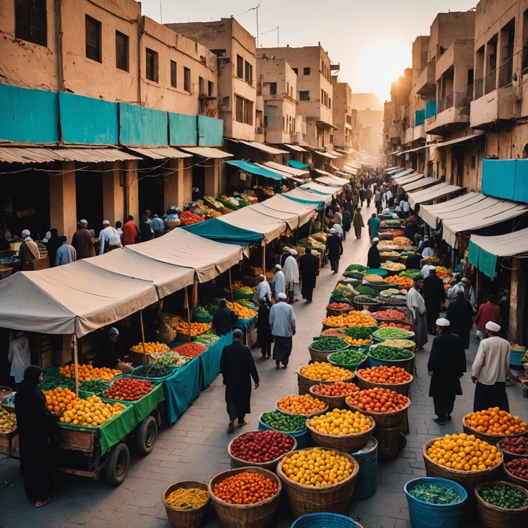 This track encapsulates the effervescence of middle eastern markets, blending traditional melodies with a cheerful, contemporary vibe. Perfect for showcasing the culture's vibrancy and warmth