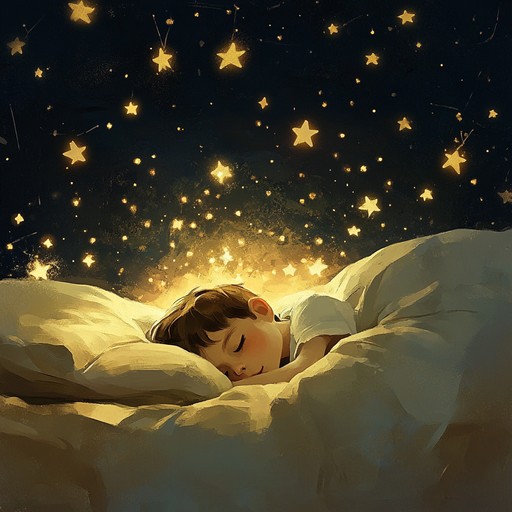This track combines tranquil starry night ambiance with uplifting undertones designed to instill a sense of strength and bravery. Led by the harp, this lullaby wraps the listener in a blanket of calmness while whispering quiet encouragements, perfect for gentle moments of reflection and empowerment.