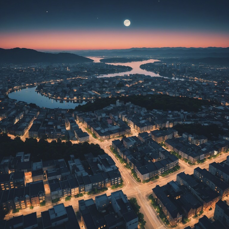 This alternative version offers a deeper dive into calmness, where each beat serves as a poetic element that captures the calming essence of looking up at a star filled urban sky. The music is contemplative, designed to resonate with the listener's inner peace amid the chaos of city life.