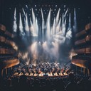orchestral power with driving electric guitar and drums