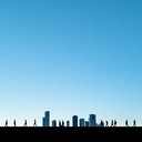 a cheerful instrumental blending urban sounds with lively rhythms.