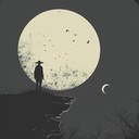a melancholic instrumental telling the tale of a lonely traveler