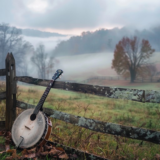 A tranquil bluegrass composition that invokes the serene and uplifting atmosphere of a sunday morning in the appalachian mountains, blending the comforting sounds of nature with soulful melodic lines that resonate with spirituality and peace