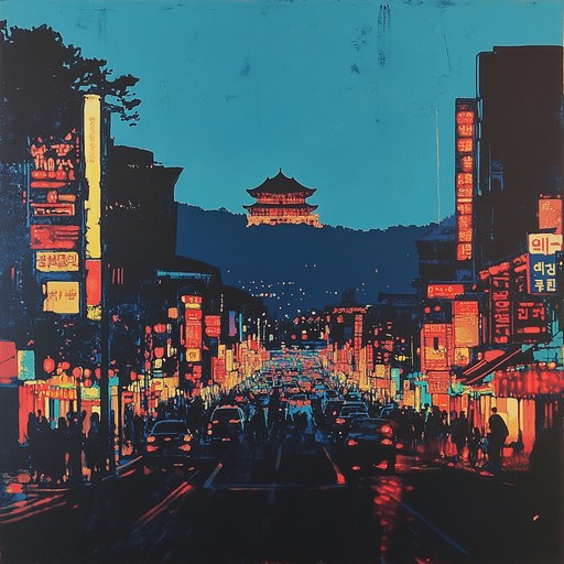 This composition embraces seoul's multifaceted identity, exploring through sound the city's deep rooted history interwoven with a fast paced, innovative spirit. Layers of gayageum strings overlay a subtle electronic beat, creating a soundscape that is as contemplative as it is pulsating, encouraging the listener to experience the depth and dynamism of seoul.