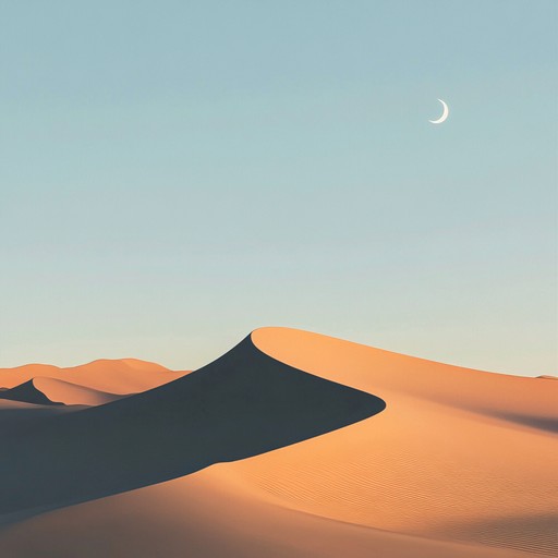 A captivating downtempo composition that fuses ambient electronic textures with the rich sounds of middle eastern instruments. It evokes the serenity of a quiet desert night under a starry sky. Soothing rhythms, ethereal synths, and traditional string melodies create a meditative sound environment.