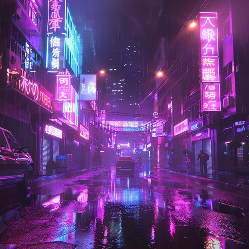 This downtempo track features lush synthesizer pads, ethereal vocal samples, and slow, steady beats that create a hypnotic and introspective atmosphere. The song evokes images of city skylines at night, with the glow of neon lights reflecting off the wet streets. It's a perfect soundtrack for introspective moments and nocturnal wanderings.