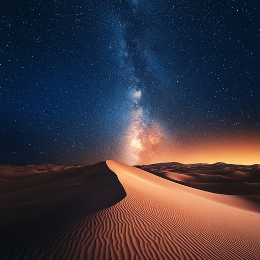 Immerse yourself in an ethereal soundscape where haunting melodies of the ney weave through ambient textures, evoking the timeless allure of middle eastern deserts under starlit skies