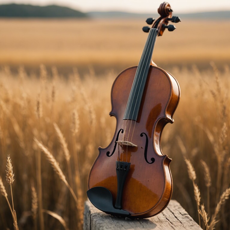 Capturing the calm and majestic essence of the american plains, this version emphasizes the enveloping warmth and serene spaciousness that a violin can articulate, perfect for moments of reflection or a mental escape into the countryside.