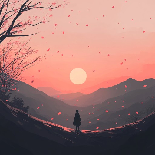 A melodic k pop instrumental blending modern synths with traditional korean sounds, creating a poignant atmosphere that captures the fleeting essence of cherished memories.