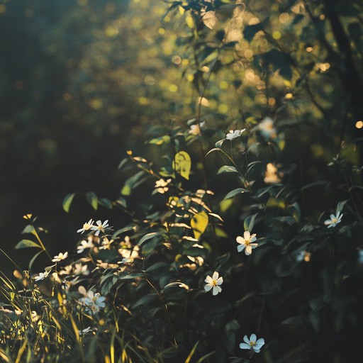 Extending upon the theme of tranquility, this alternative version delves deeper into the sensory experiences of a meadow in the afternoon. It heightens the auditory journey with subtler soundscapes that include the rustle of leaves and distant water flow, creating an immersive environment of natural calm.