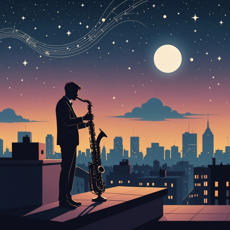 Imagine a soft jazz melody playing as you enjoy a peaceful evening; this track emphasizes sensual saxophone tones over gentle rhythms, encouraging a calm and romantic mood.