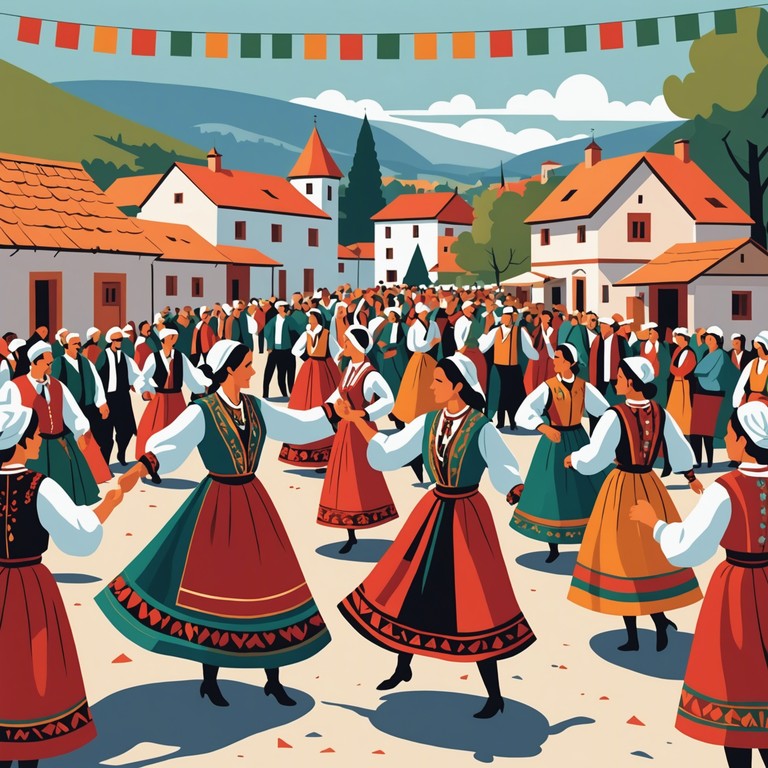 Designed to capture the bright, lively spirit of a rural bulgarian festival, this track combines traditional balkan melodies with modern chalga energy. The song features festive rhythms that invoke images of dance and celebration under the sun, blending the old with the new in a seamless dance experience.