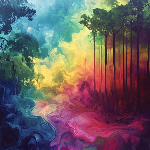 Immerse yourself in a mystical forest through a psychedelic journey accompanied by lush synths. This instrumental track features an imaginative soundscape that combines dreamlike melodies with vibrant textures, creating a hypnotic and otherworldly experience.