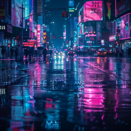 A mix of vibrant city streets and classic '90s vibes, this track features slick synths, energetic beats, and a nostalgic yet fresh soundscape. Think neon lights, bustling nightlife, and the groovy essence of new jack swing.