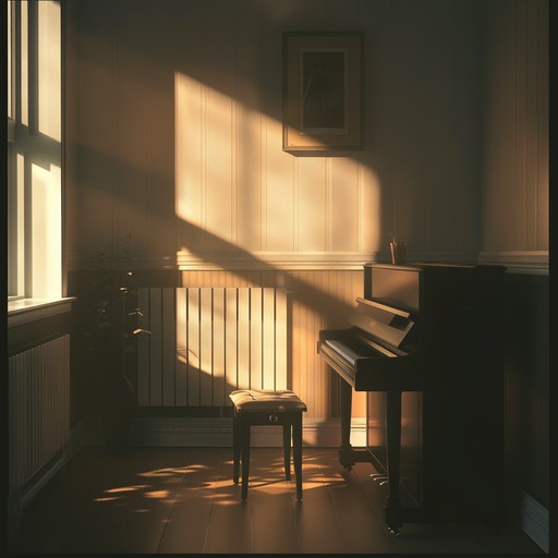 Echoes in silence invites listeners into a deeper introspection as gentle piano play envelops the air, reverberating against the soft silence that underscores the melody. It’s an invitation to pause and reflect, ideal for peaceful evenings or deep meditation sessions.