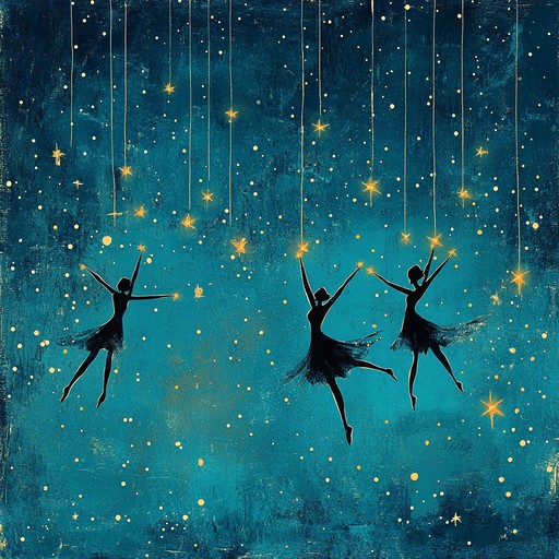 An enchanting blend of traditional polka rhythms heightened with ethereal, otherworldly soundscapes. The music transports the listener to a magical realm where accordions and synthesizers harmonize, creating an airy, uplifting atmosphere. The playful polka beat drives each track, while the celestial melodies add a layer of dreaminess, evoking images of twinkling stars and whimsical dancers floating among the clouds.