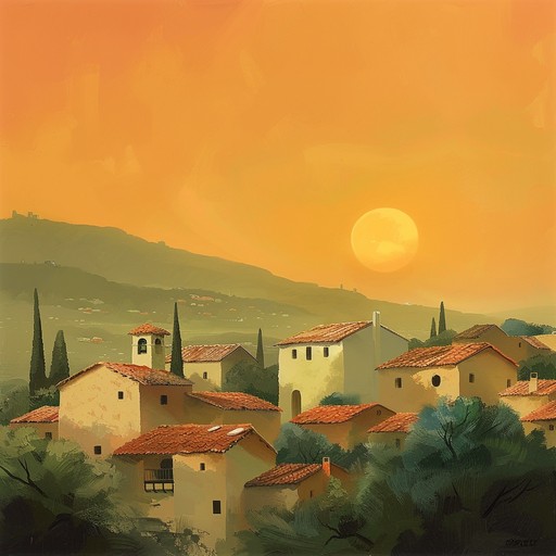 This track features gently flowing guitar melodies combined with subtle percussion, capturing the essence of a serene summer evening in a latin village. Soft instrumental layers create a relaxing ambiance perfect for unwinding or background listening during leisurely activities.