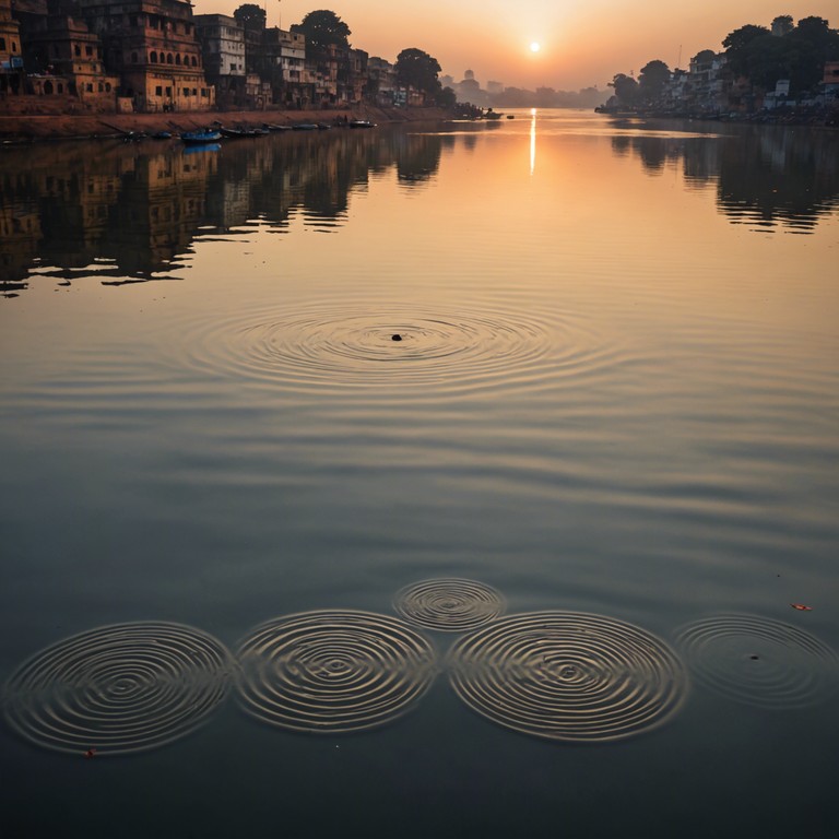 This composition captures the serene yet profound essence of a journey along the ganges river, blending traditional hindustani melodies with ambient sounds that reflect the soul's quest for enlightenment. The music flows like the river itself, carrying the listener through tranquil soundscapes filled with depth and emotion.