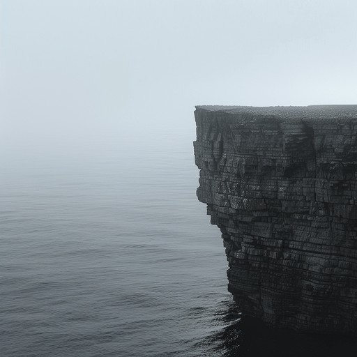 The sound of powerful ocean waves crashing against a rugged, rocky coastline. The waves hit the cliffs and rocks, sending sea spray into the air. Seagulls cry out overhead. The overall feeling is raw, wild, and invigorating, capturing the untamed beauty and energy of where land meets sea.