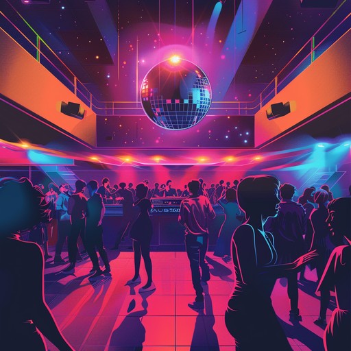 A vibrant, bass heavy track that transports listeners to the disco era with its groovy, infectious rhythms and bright synths. Perfect for dance floors and retro vibes.