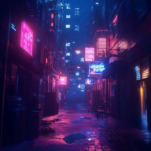 Dive into a sensual, neon lit cityscape where love intertwines with digital melancholy. This track blends smooth synth lines with intricate electronic beats to create a captivating, intimate ambiance perfect for a futuristic romance scene