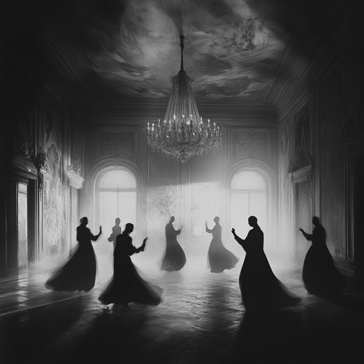 A suspenseful cabaret tune that takes listeners to a gothic nightclub filled with phantoms. Piano riffs interplay with ghostly harmonies, generating a sinister aura. Every note paints a picture of a dance floor where eerie apparitions sway under the flickering candlelight.