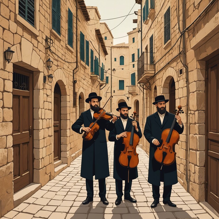 A profound musical exploration that captures the spirit of jewish resilience and faith, integrating traditional sounds with orchestral arrangements to tell a story of cultural identity and timeless legacy.