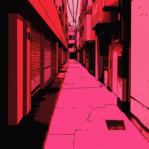 An instrumental j pop track that combines haunting synthesizer melodies with unsettling rhythms, evoking the feeling of wandering alone through neon lit tokyo streets where shadows whisper secrets.